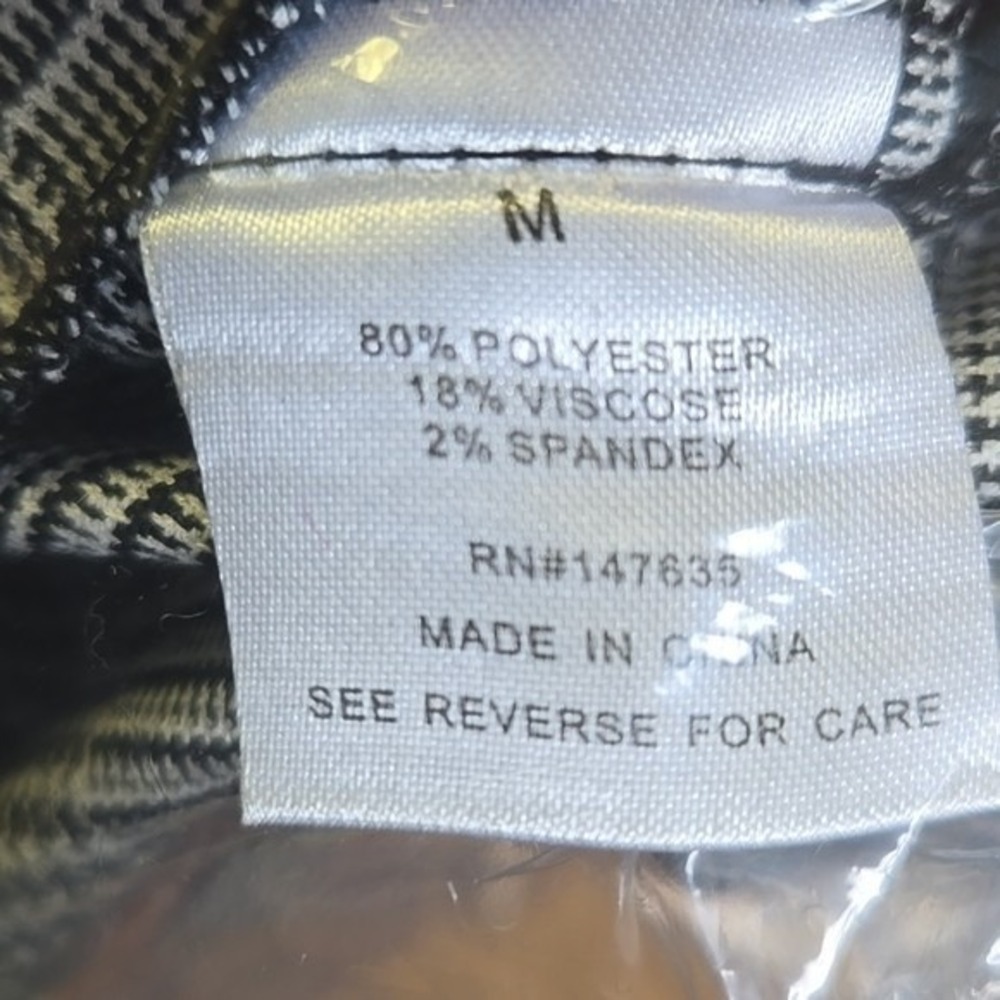 Romeo & Juliet Houndstooth Ruffle Skirt Preppy Academia Y2K, Black White, Medium - Picture 9 of 9